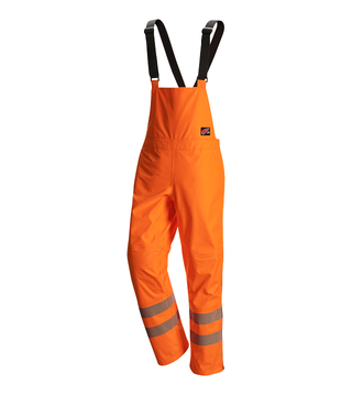 RED WING Mens HiVis Rainwear Bibs - 65193