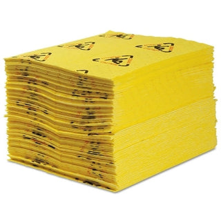 SPC High Visibility Safety & Chemical Absorbent Mat, Abs 3 gal, 15 in x 19 in