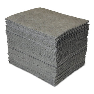 MAXX® Enhanced General Purpose Absorbent, Absorbs 30 gal, 15 in W x 19 in L, Heavy Weight, Perforated, 1-Ply, Pad