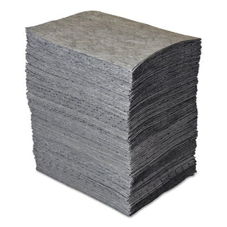 MAXX® Enhanced General Purpose Absorbent, Absorbs 44 gal, 15 in W x 19 in L, Light Weight, Perforated, 1-Ply, Pad