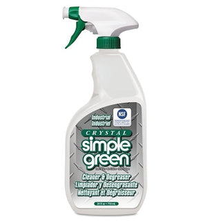 Crystal Simple Green® Limpador e Desengraxante Industrial, 710 ml (24 oz), Frasco Spray, Sem Perfume