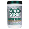 Safety Towels, White, 10 in W x 12 in L, 75 per Canister