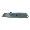 Interlock® Retractable Utility Knife, 5-7/8 in L, Carbon Steel, Gray