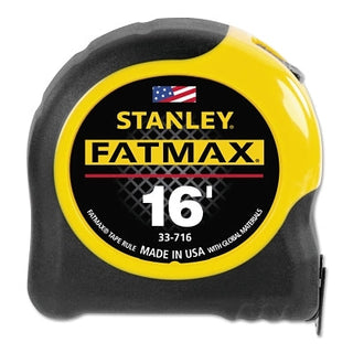 FatMax® Classic Tape Measure, 1-1/4 in W x 16 ft L, SAE, Black/Yellow Case