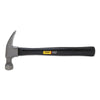 Wood Handle Nail Hammer, High Carbon Steel, Hickory, 12-3/4 in L, 16 oz