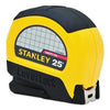 LeverLock® Tape Measure, 1 in W x 25 ft L, SAE, Black/Yellow