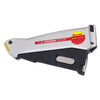 Hidden Edge® Utility Knife, 6-1/2 in L, Utility Steel Blade, Silver