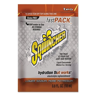 Fast Pack® Drink Mix, Tea, 0.6 fl oz, Pack, Yields 6 oz