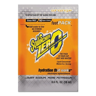 ZERO Sugar-Free Fast Pack®, 0.6 oz, Yields 6 oz, Orange
