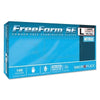 FreeForm SE Disposable Gloves, Nitrile, Finger - 13 mm; Palm-9 mm, Large, Blue