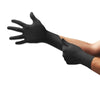 Onyx® N64 Nitrile Powder-Free Disposable Gloves, Textured Fingers, 3.5 mil Palm/5.1 mil Finger, Large, Black