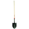 Round Point Digging Shovel, 9.5 in W x 12 in L Blade, 48 in L North American Hardwood Straight Handle, Open-Back 3