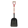 Steel Scoop, 15 in L x 11 in W Blade, 30 in North American Hardwood D-Grip Handle