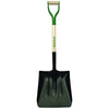 Steel Coal Shovel, 14.5 in L X 13.5 in W Blade, 27 in White Ash D-Grip Handle