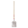 Aluminum Scoop, 13.5 in L x 11 in W Blade, #2 General Purpose, 46 in L North American Hardwood Straight Handle