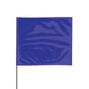 Stake Flag, 2 in x 3 in, 21 in Height, PVC; Steel Wire, Blue