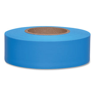Taffeta Flagging Tape, 1-3/16 in x 150 ft, Flourescent Blue