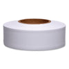 Taffeta Flagging Tape, 1-3/16 in x 300 ft, White