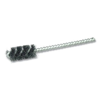 Round Power Tube Brush, 5/16 in dia, 1/8 in Stem dia, 0.0050 in Wire Size, 1 in Brush L
