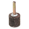 Wolverine® Mounted Flap Wheel, Unthreaded, 1/4 in dia Stem x 1 in dia x 1 in W, 60 Grit, 30000 RPM