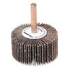 Wolverine® Mounted Flap Wheel, Unthreaded, 1/4 in dia Stem x 2 in dia x 1 in W, 60 Grit, 25000 RPM