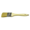 Chip and Oil Brush, 2 in W, 1-1/2 in Trim, White China, Wood handle