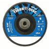 Tiger® Big Cat® High Density Flap Disc, 7 in dia, 40 Grit, 5/8 in-11, 8600 RPM, Type 27