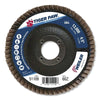 Tiger Paw™ Coated Abrasive Flap Disc, 4-1/2 in dia, 60 Grit, 7/8 Arbor, 13000 rpm, Type 27