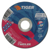 Tiger® AO Cutting Wheel, 4-1/2 in dia x 0.045 in Thick, 7/8 in Arbor, A60T, Type 27