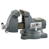 Mechanics Vise, 5 in Jaw Width, 3-3/4 in Throat Depth, Swivel Base