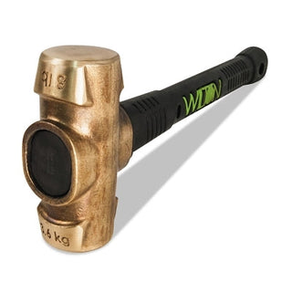 Unbreakable™ Handle Brass Sledge Hammer, 8 lb, 16 in L