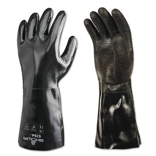 Neoprene Protective Gloves, Black, Smooth, Large
