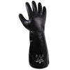 Neoprene Elbow-Length Gauntlet Gloves, Black, Rough, Large