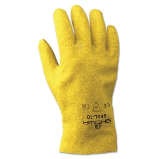 Luva Série 962, tamanho 10/Grande, cinza/amarelo