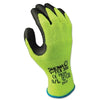 S-Tex 300 Rubber Palm-Coated Gloves, Large , Black/Hi-Viz Yellow