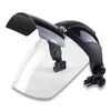 DP4™ Series Multi-Purpose Faceshield, Flip-Up IR Window & Unv Hard Hat Slot Adaptor, AF/Clear, Sh 5 IR, 9 in H x 12.125 in L