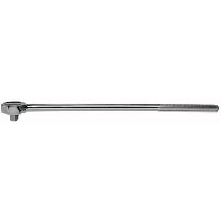 3/4 in Drive Ratchets, Round, 24 in, Chrome