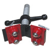 Heavy Duty Pipe Stand, V-Head, 2500 lb Capacity, 1/2 in to 18 in Pipe, 28 in to 49 in H