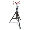 Hi-Jack Style Pipe Stand, V-Head, 2500 lb Cap, 1/2 in to 18 in Pipe, 28 in to 49 in H