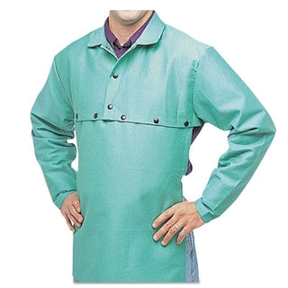 FR Cotton Sateen Cape Sleeves, Snaps, X-Large, Visual Green