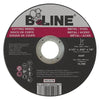 Cutting Wheel, 4-1/2 in dia, 0.045 in Thick, 7/8 in Arbor, 60 Grit, Aluminum Oxide