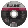 Depressed Center Cutting Wheel, 4-1/2 in dia, 0.045 in Thick, 7/8 in Arbor, 60 Grit, Aluminum Oxide