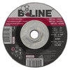 Depressed Center Combo Wheel, 4-1/2 in dia, 1/8 in Thick, 5/8 in-11 Arbor, 30 Grit, Aluminum Oxide