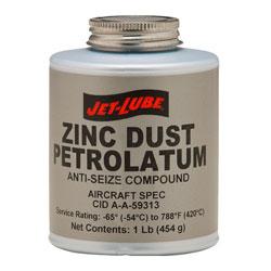Jet-Lube Zinc Dust Petrolatum Brushtop Can - 27002